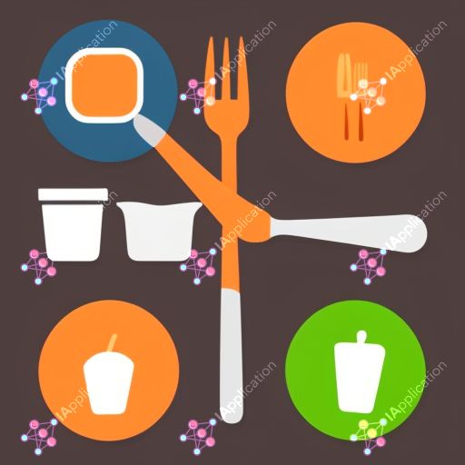 Icon For An Application For Restaurant Reservations And Meals At Home
