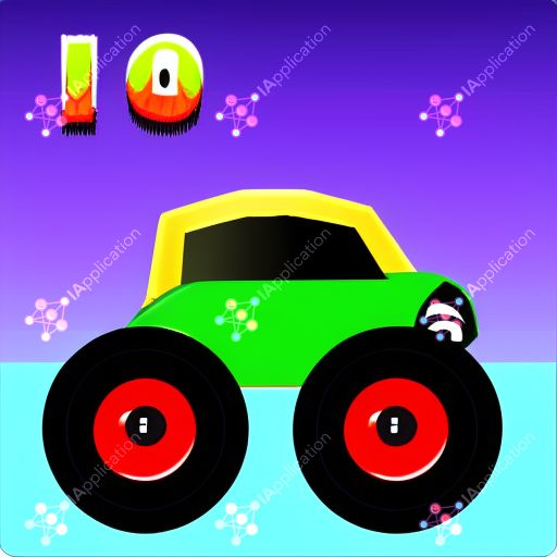 Icon For A Heavy Monster Truck Game For Kids