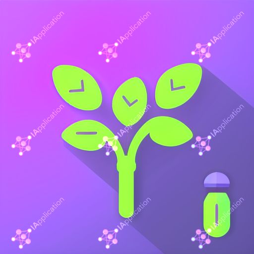 Icon For A Gardening And Plant Tracking App