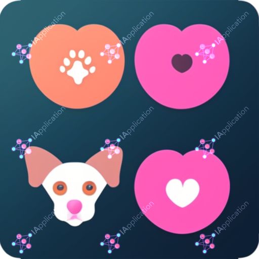 Icon For A Pet Tracking And Dating App
