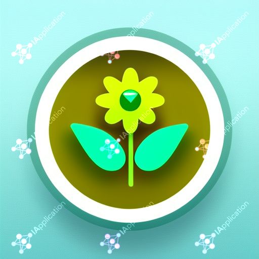 Icon For A Gardening And Plant Tracking App