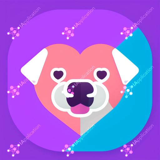 Icon For A Dating And Tracking App For Pet Care Services
