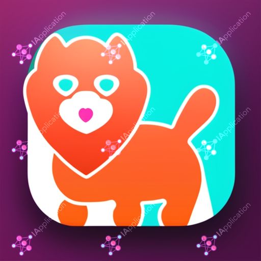 Icon For A Pet Tracking And Dating App