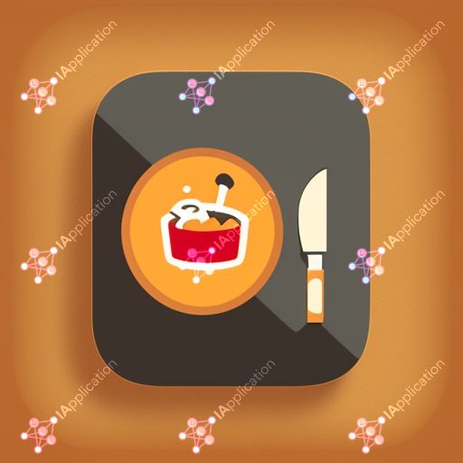Icon For A Recipe And Cooking App