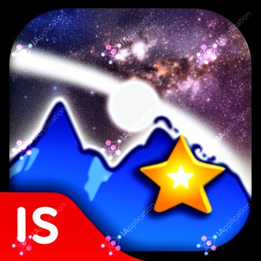 Icon For A Collate The Stars In The Sky App