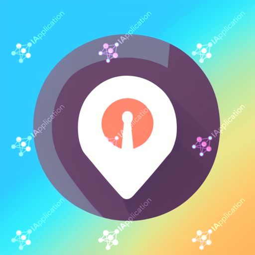 Icon For A Personal Tracking And Location Sharing App