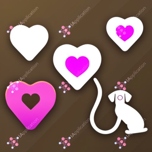 Icon For A Pet Tracking And Dating App