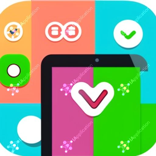 Icon For A Health And Wellness Monitoring App