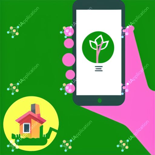Icon For An Appointment And Tracking App For Garden Care And Landscaping Services