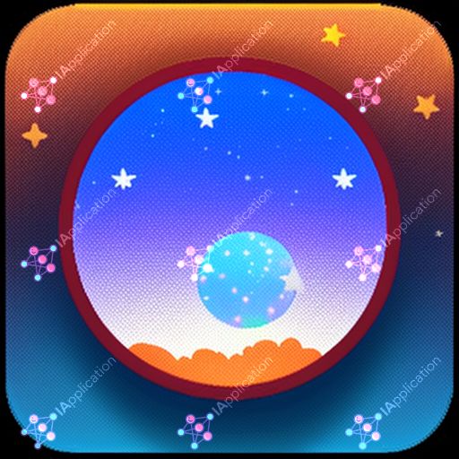 Icon For A Collate The Stars In The Sky App