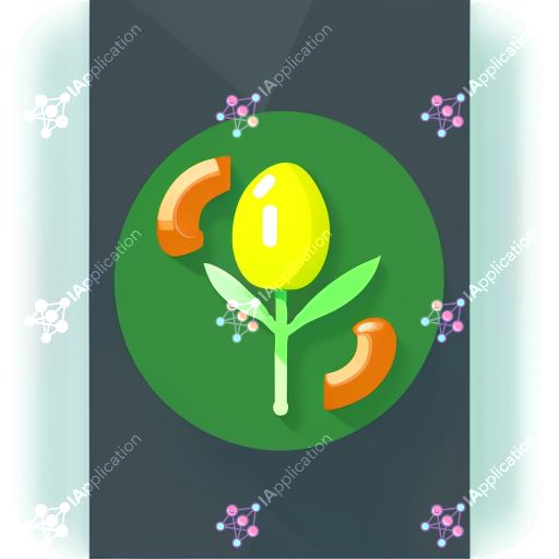 Icon For A Gardening And Plant Tracking App