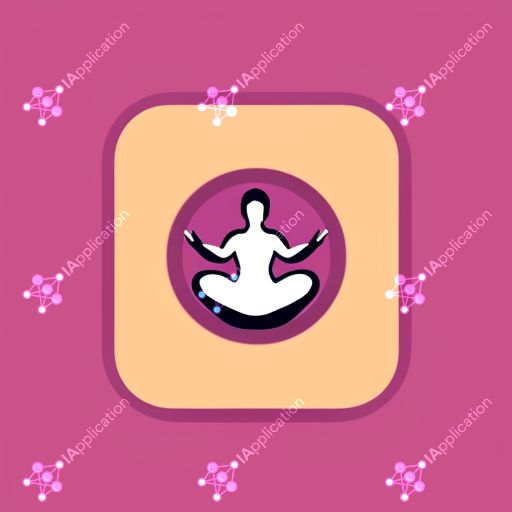 Icon For A Yoga And Fitness App