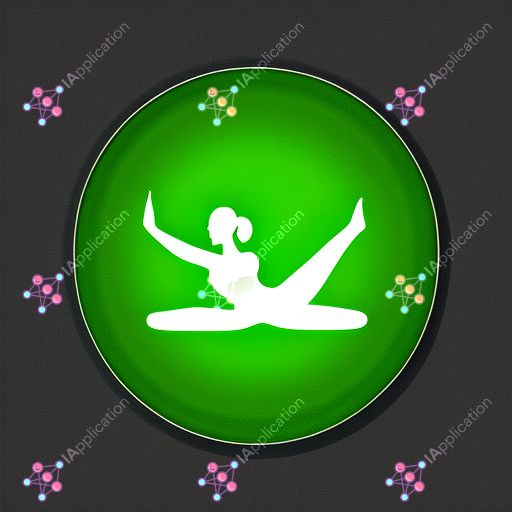 Icon For A Yoga And Fitness App