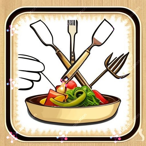 Icon For A Recipe And Meal Planning App