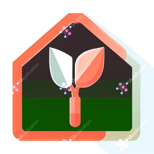 Icon For A Gardening And Plant Care App