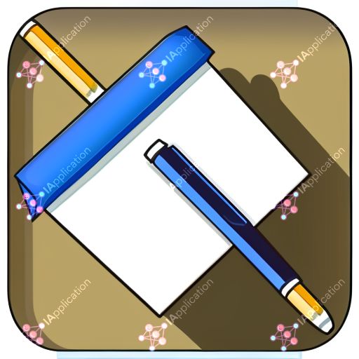 Icono para una aplicación de toma de notas y notas