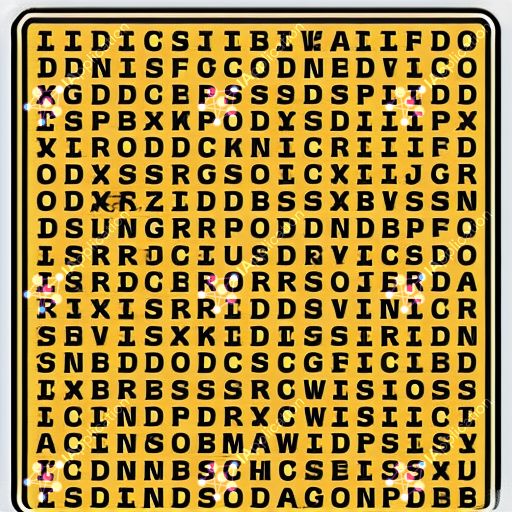 Icon For A Wordsearch Game