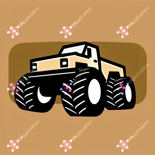 Icon For A Heavy Monster Truck Game For Kids